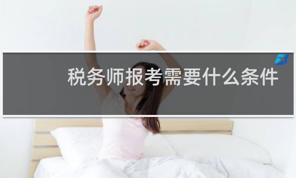 税务师报考需要什么条件