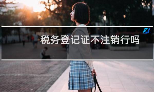 税务登记证不注销行吗