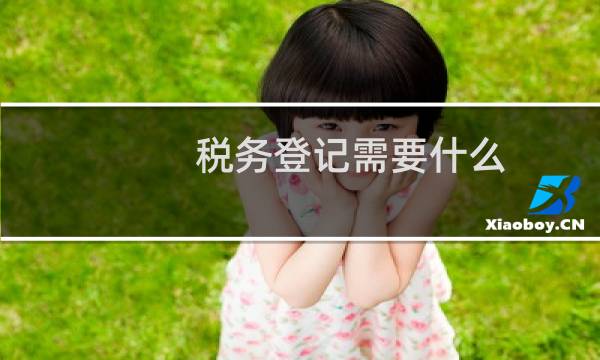 税务登记需要什么