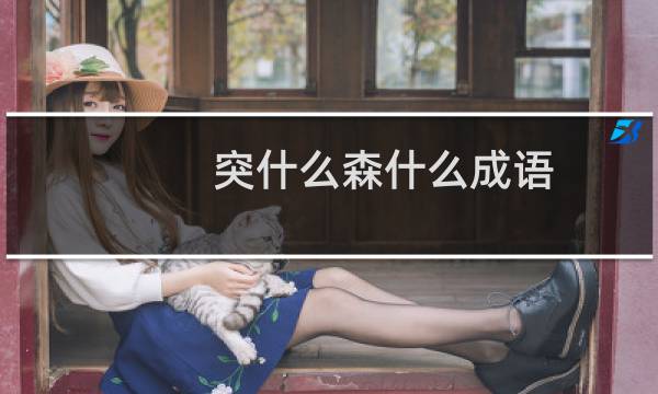 突什么森什么成语