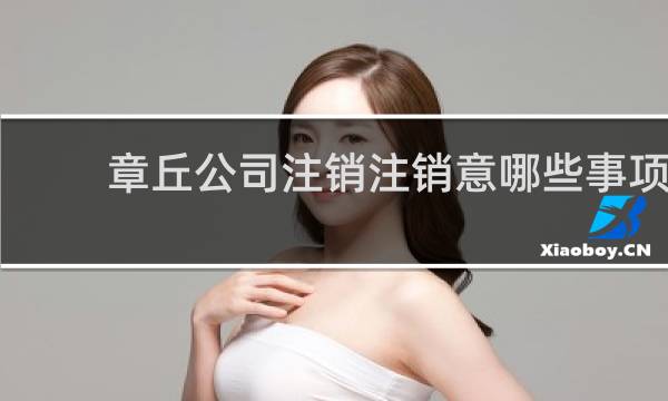 章丘公司注销注意哪些事项
