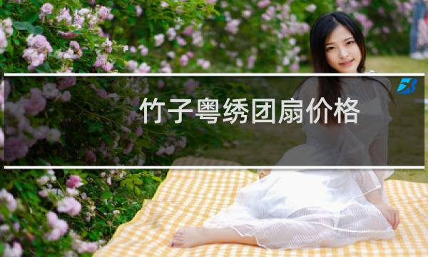 竹子粤绣团扇价格