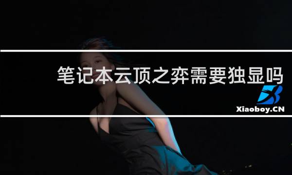 笔记本云顶之弈需要独显吗