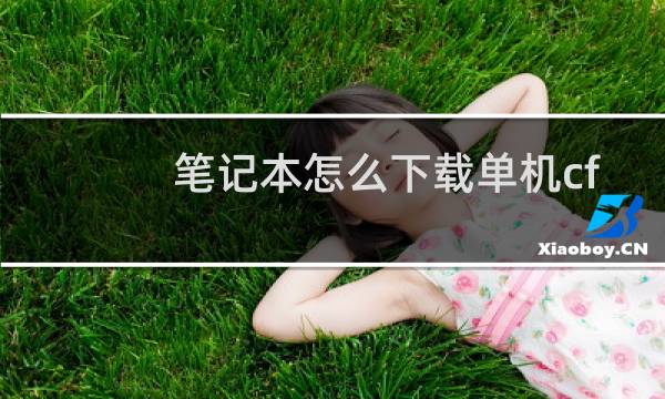 笔记本怎么下载单机cf