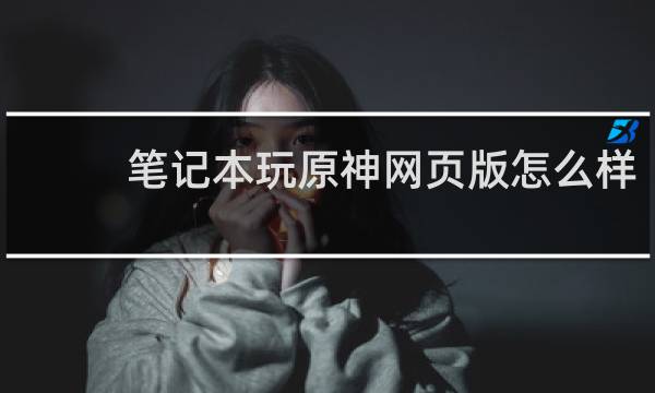 笔记本玩原神网页版怎么样