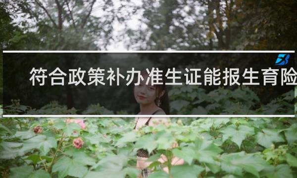符合政策补办准生证能报生育险吗