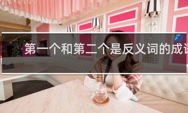 第一个和第二个是反义词的成语