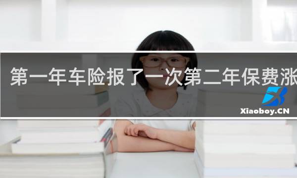 第一年车险报了一次第二年保费涨价吗