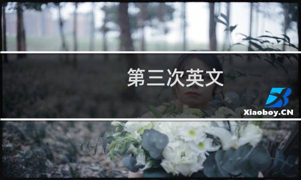 第三次英文