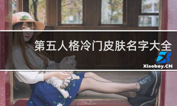 第五人格冷门皮肤名字大全