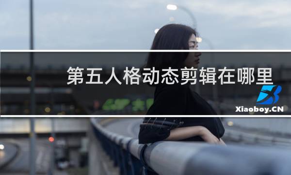 第五人格动态剪辑在哪里