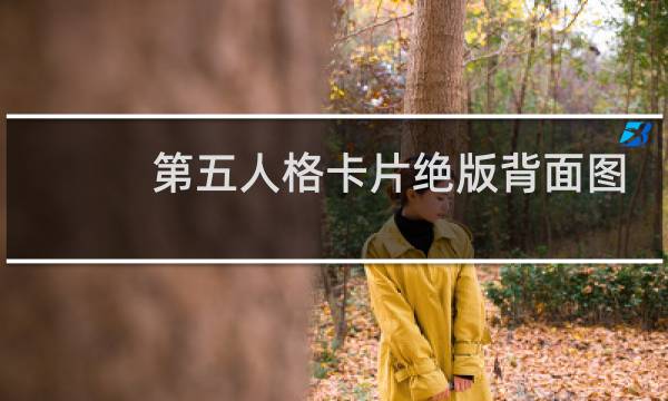 第五人格卡片绝版背面图