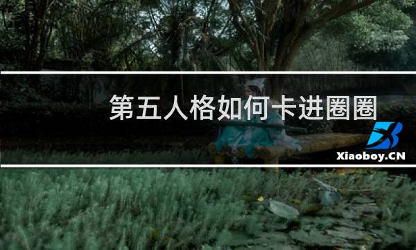 第五人格如何卡进圈圈