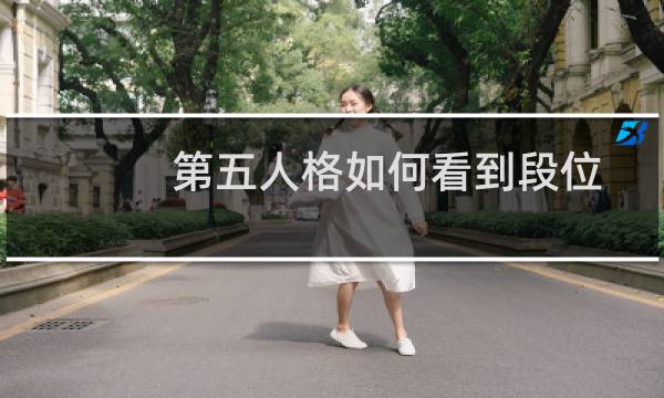 第五人格如何看到段位