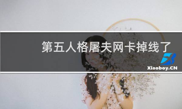 第五人格屠夫网卡掉线了