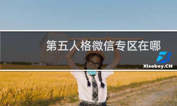 第五人格微信专区在哪