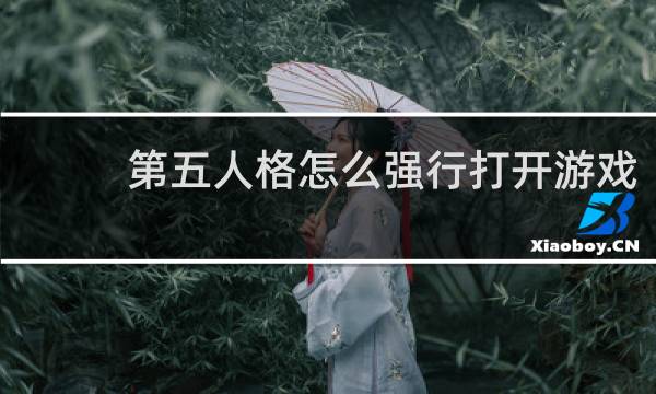 第五人格怎么强行打开游戏