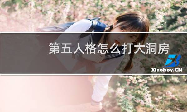 第五人格怎么打大洞房