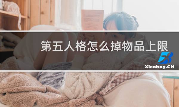 第五人格怎么掉物品上限