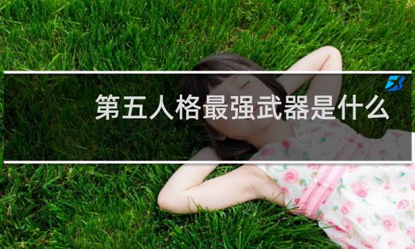 第五人格最强武器是什么