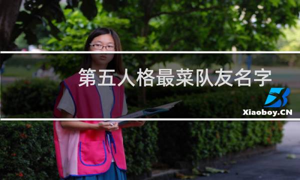 第五人格最菜队友名字