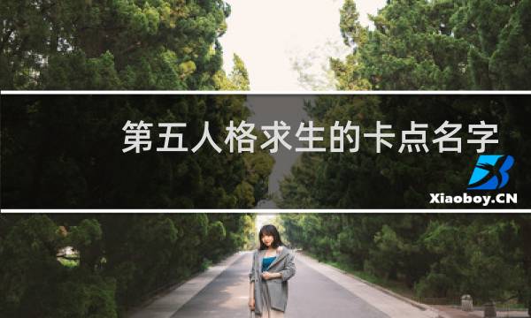 第五人格求生的卡点名字