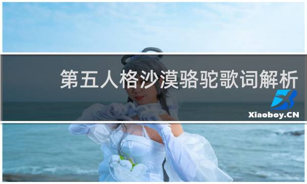 第五人格沙漠骆驼歌词解析