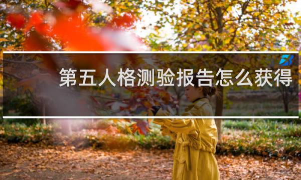 第五人格测验报告怎么获得