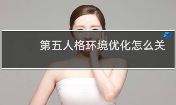 第五人格环境优化怎么关
