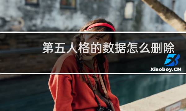 第五人格的数据怎么删除