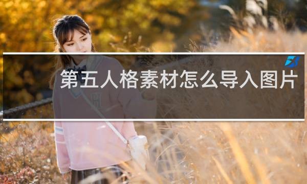 第五人格素材怎么导入图片