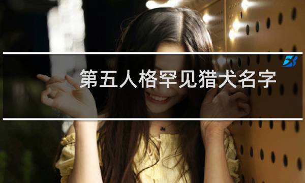 第五人格罕见猎犬名字