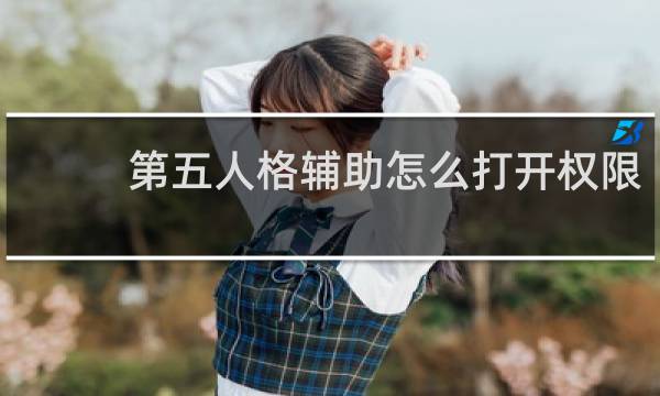第五人格辅助怎么打开权限