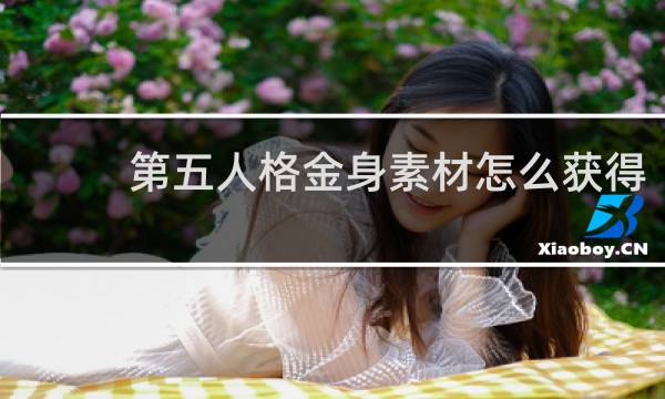 第五人格金身素材怎么获得