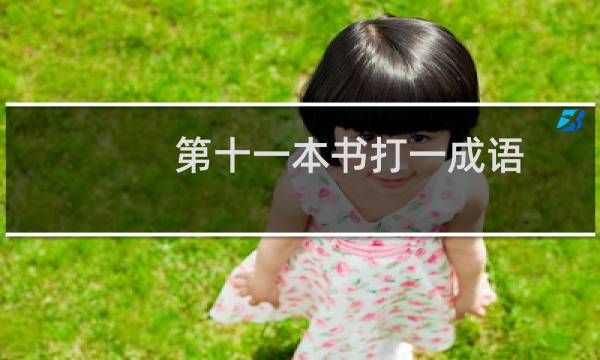 第十一本书打一成语
