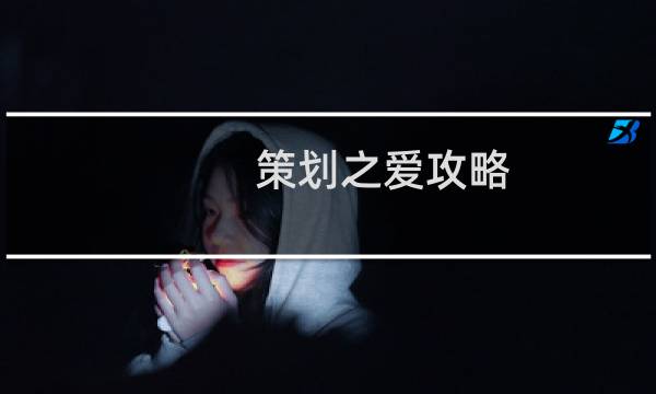 策划之爱攻略