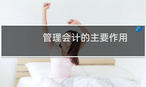 管理会计的主要作用