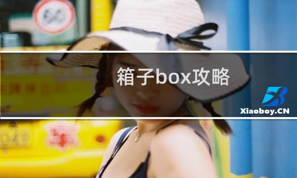 箱子box攻略