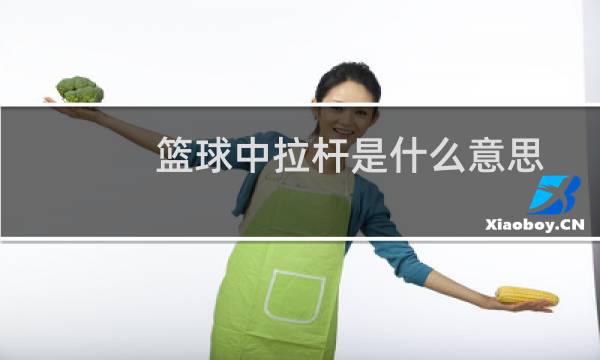 篮球中拉杆是什么意思