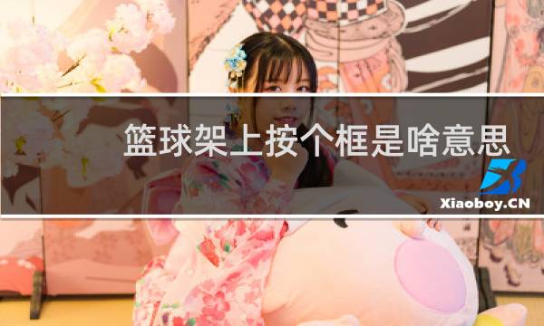 篮球架上按个框是啥意思