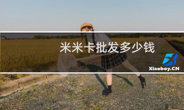 米米卡批发多少钱