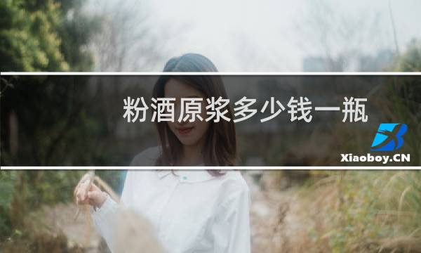 粉酒原浆多少钱一瓶