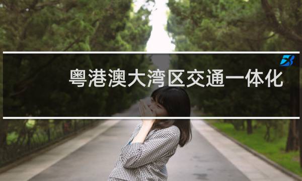 粤港澳大湾区交通一体化