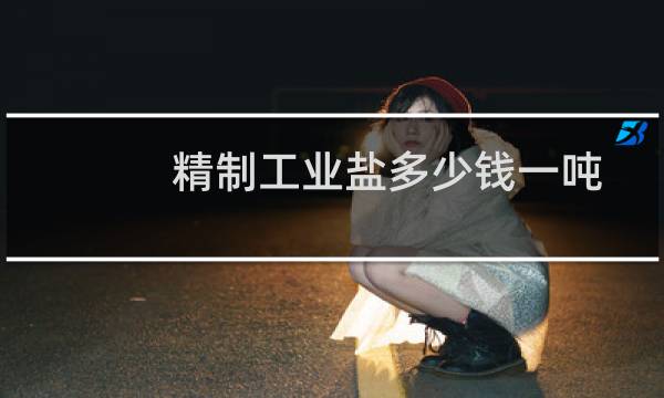 精制工业盐多少钱一吨