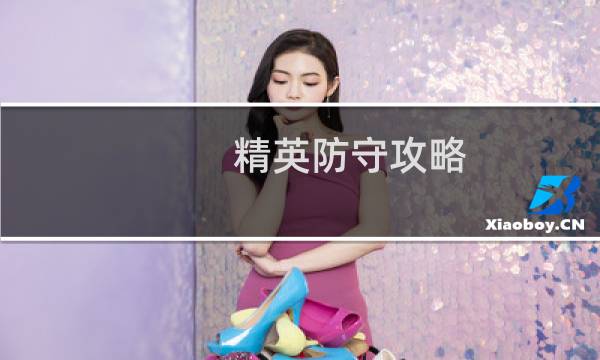精英防守攻略