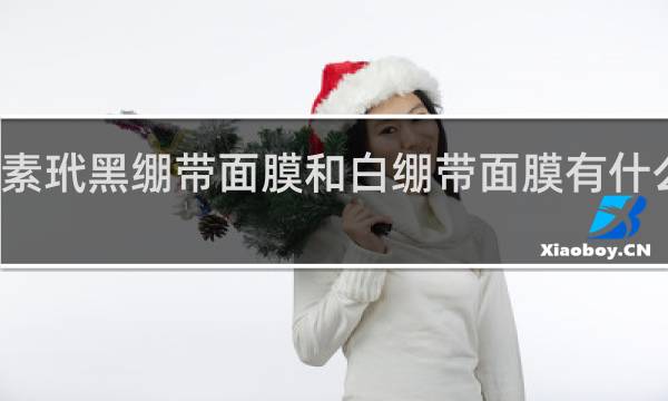 素玳黑绷带面膜和白绷带面膜有什么区别
