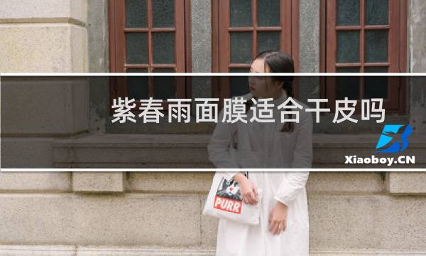 紫春雨面膜适合干皮吗