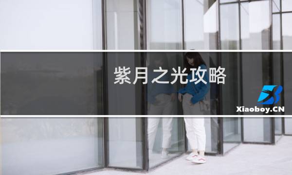 紫月之光攻略
