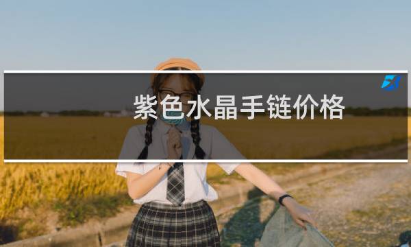 紫色水晶手链价格