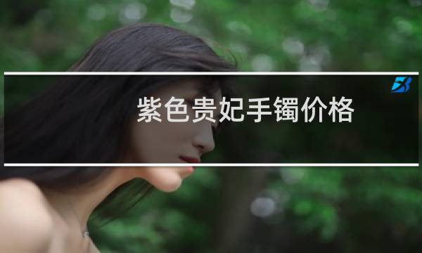 紫色贵妃手镯价格